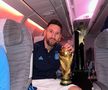 4. Lionel Messi cu trofeul de la Campionatul Mondial - 34,2 milioane