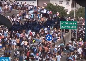 Haos la sărbătoarea Argentinei » Jucătorii au fost urcați în elicoptere! Traficul e complet blocat