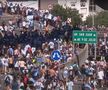 Haos la sărbătoarea Argentinei » Fanii s-au aruncat de pe pod în autocar, jucătorii au fost urcați în elicoptere! Traficul e complet blocat