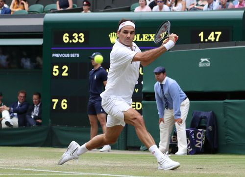 Rogerer Federer pe iarba de la Wimbledon unde s-a impus de opt ori FOTO Imago
