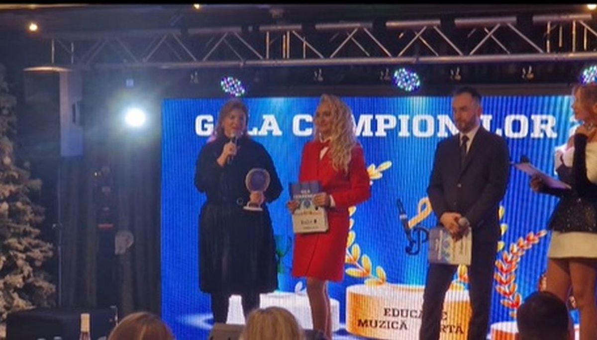 Mihaela, prima soție a lui Borcea, premiată la Gala Campionilor. Cine i-a stat alături