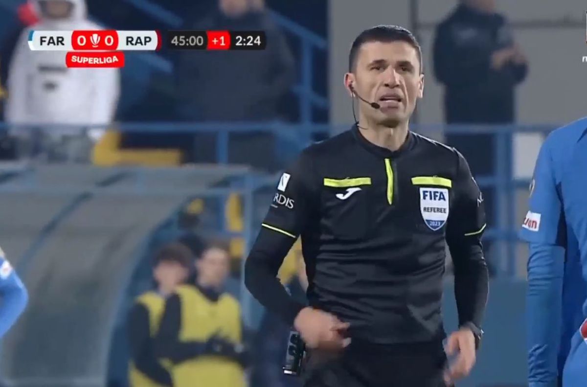 Două goluri anulate pentru ofsaid în Farul - Rapid