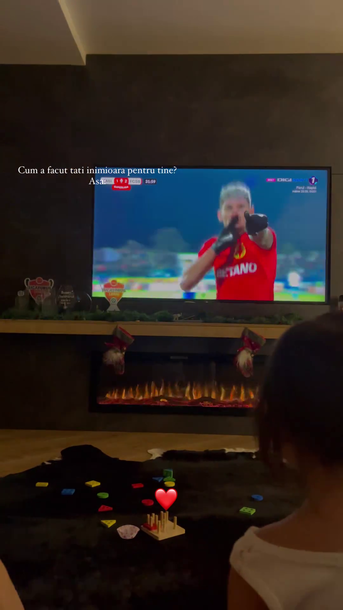 Reacția emoționantă a fiicei lui Florinel Coman, după ce starul FCSB-ului i-a dedicat golul