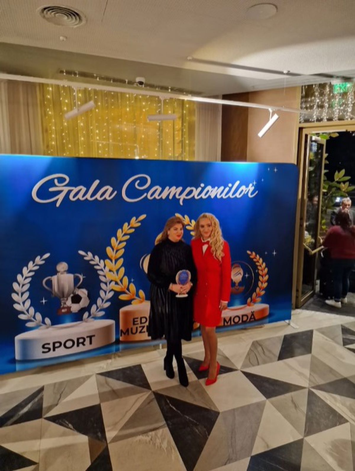 Mihaela, prima soție a lui Borcea, premiată la Gala Campionilor. Cine i-a stat alături