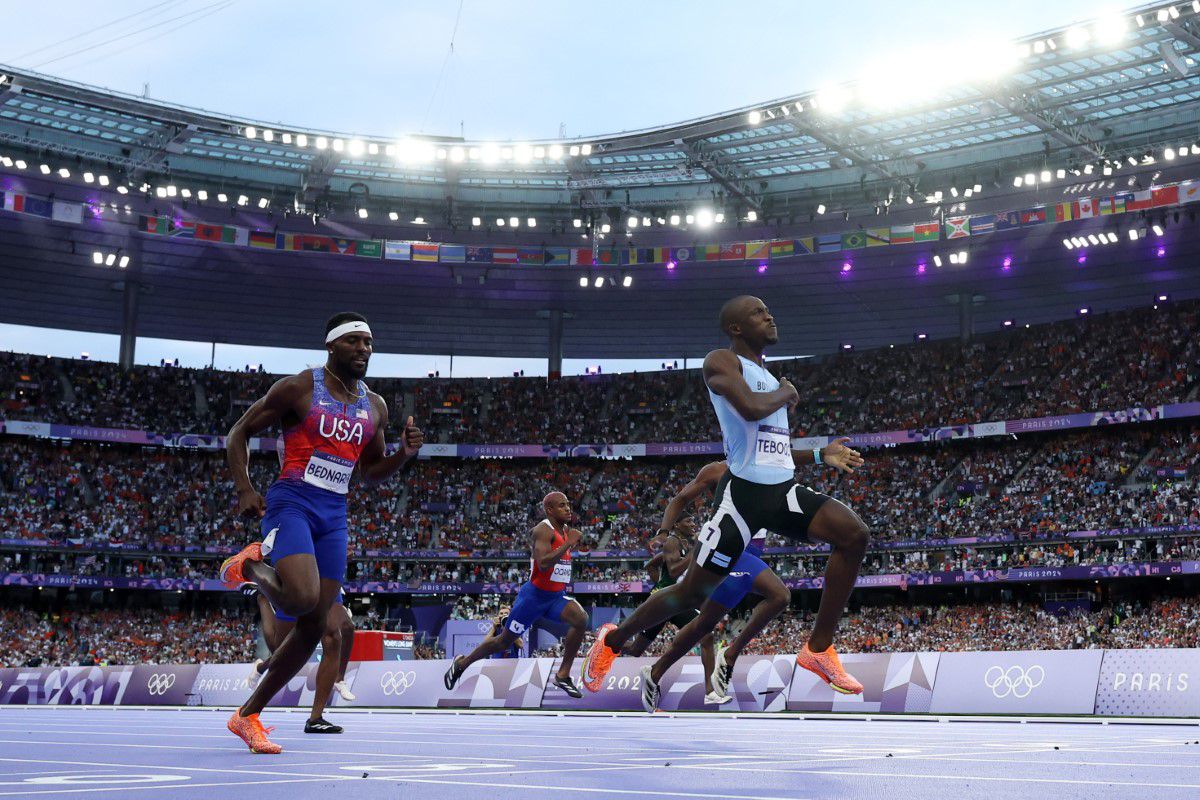 Letsile Tebogo - campionul olimpic la 200 de metri