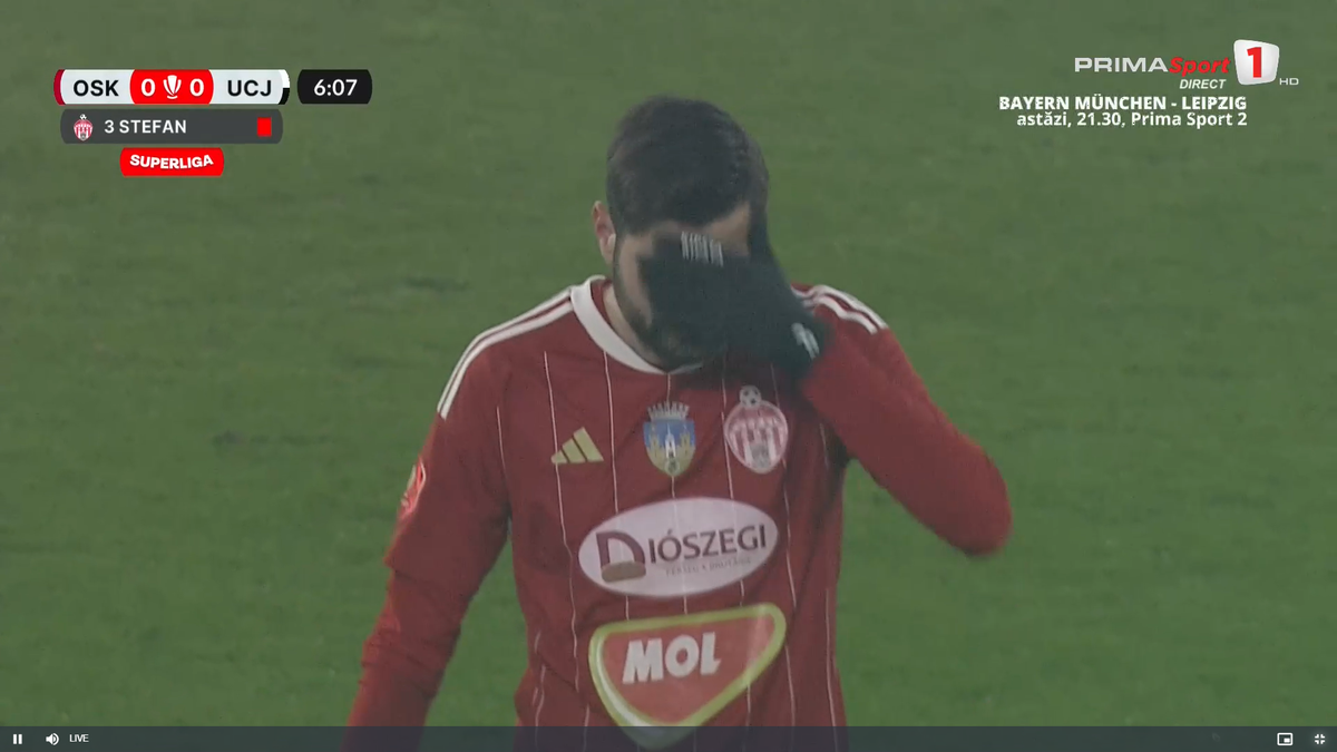 Au ratat șansa! Sepsi a rezistat eroic cu om în minus din minutul 5, iar U Cluj așteaptă ajutor de la Rapid pentru a termina 2024 pe primul loc » Cum arată clasamentul ACUM