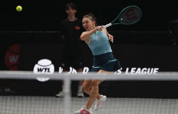 Simona Halep, învinsă și la simplu și la dublu în a doua zi a World Tennis League » Kites, echipa româncei, a pierdut cu Falcons