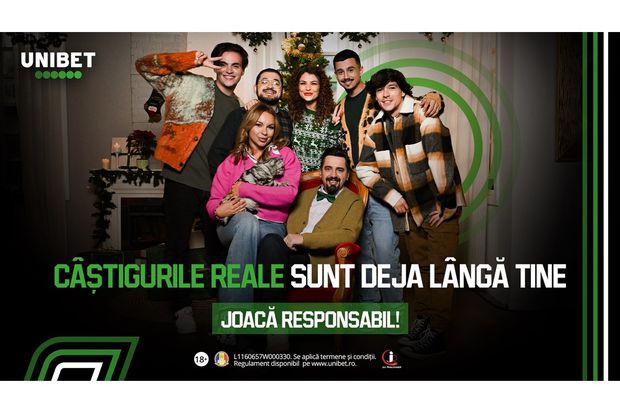 Unibet lansează campania „Câștiguri Adevărate” - cu Cosmin Natanticu drept ambasador al sărbătorilor autentice