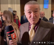 Gigi Becali a luat microfonul unui reporter în Parlamentul României, foto: captură video Antena 1