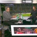 Jamie Carragher, primul din dreapta, în studioul Sky Sports