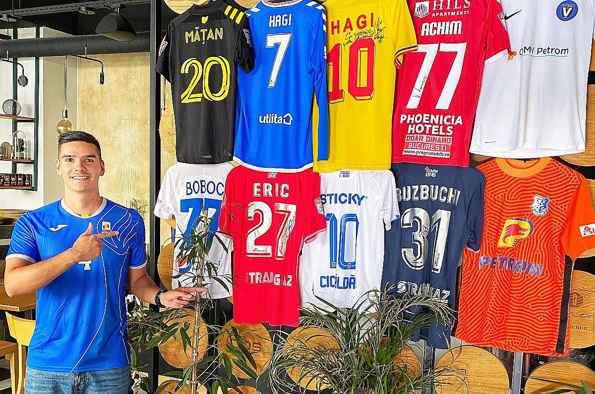 Povestea românului cu un vis grandios: „Vreau tricourile tuturor celor 211 naționale din lume!” » I-a întâlnit pe Man, Budescu și Marius Marin + S-a trezit brusc lângă Mourinho: „Se făcuse întuneric...”