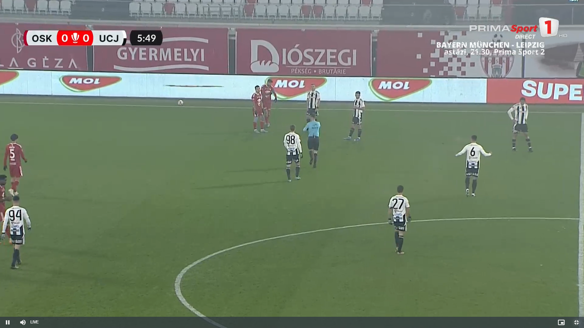 Au ratat șansa! Sepsi a rezistat eroic cu om în minus din minutul 5, iar U Cluj așteaptă ajutor de la Rapid pentru a termina 2024 pe primul loc » Cum arată clasamentul ACUM