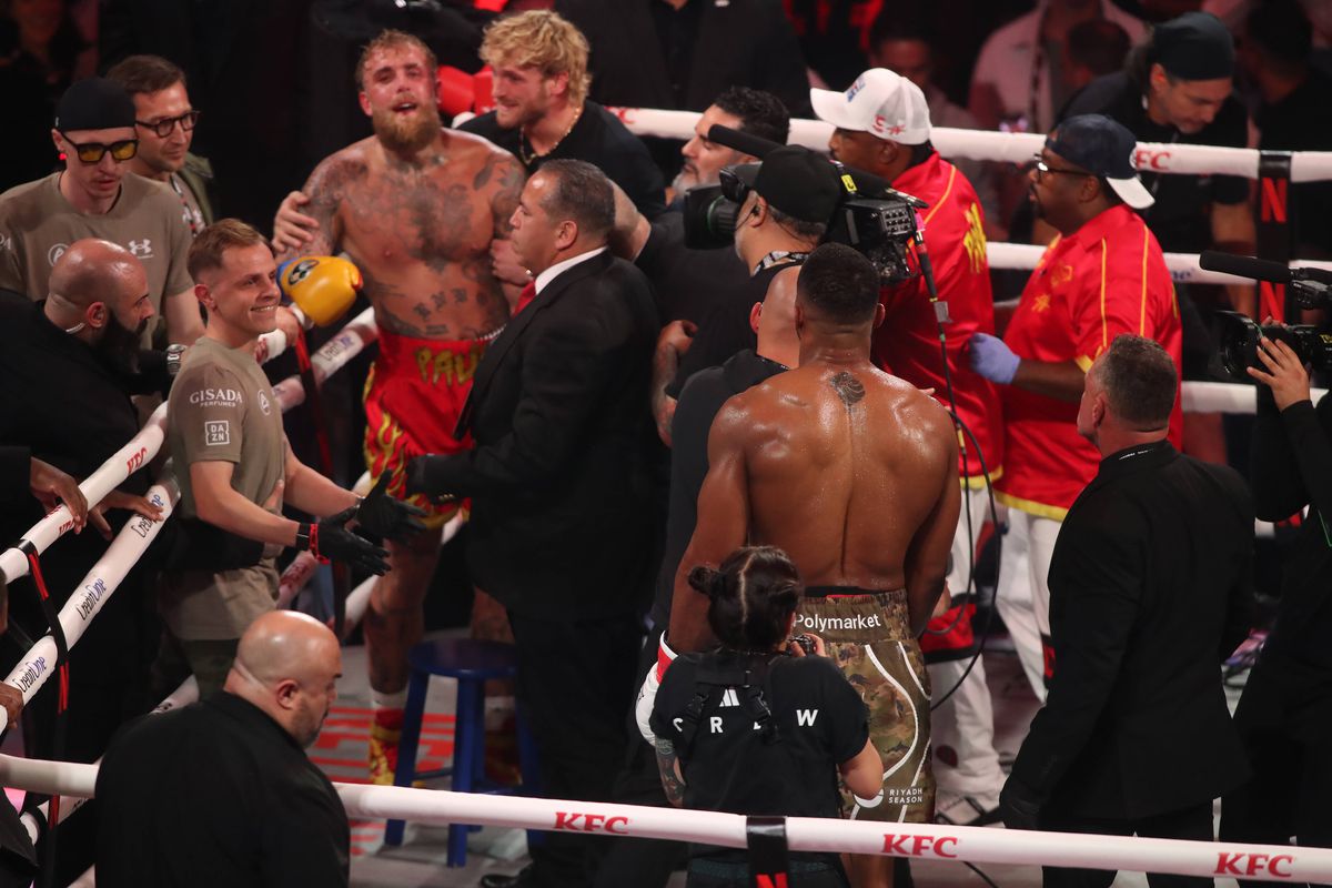 Jake Paul versus Anthony Joshua