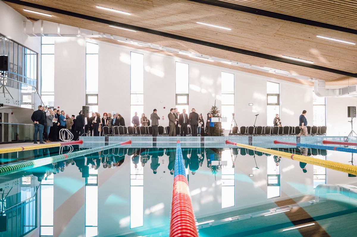 David Popovici a cerut bazine, investiția de 23 de milioane de lei a fost finalizată în orașul din România