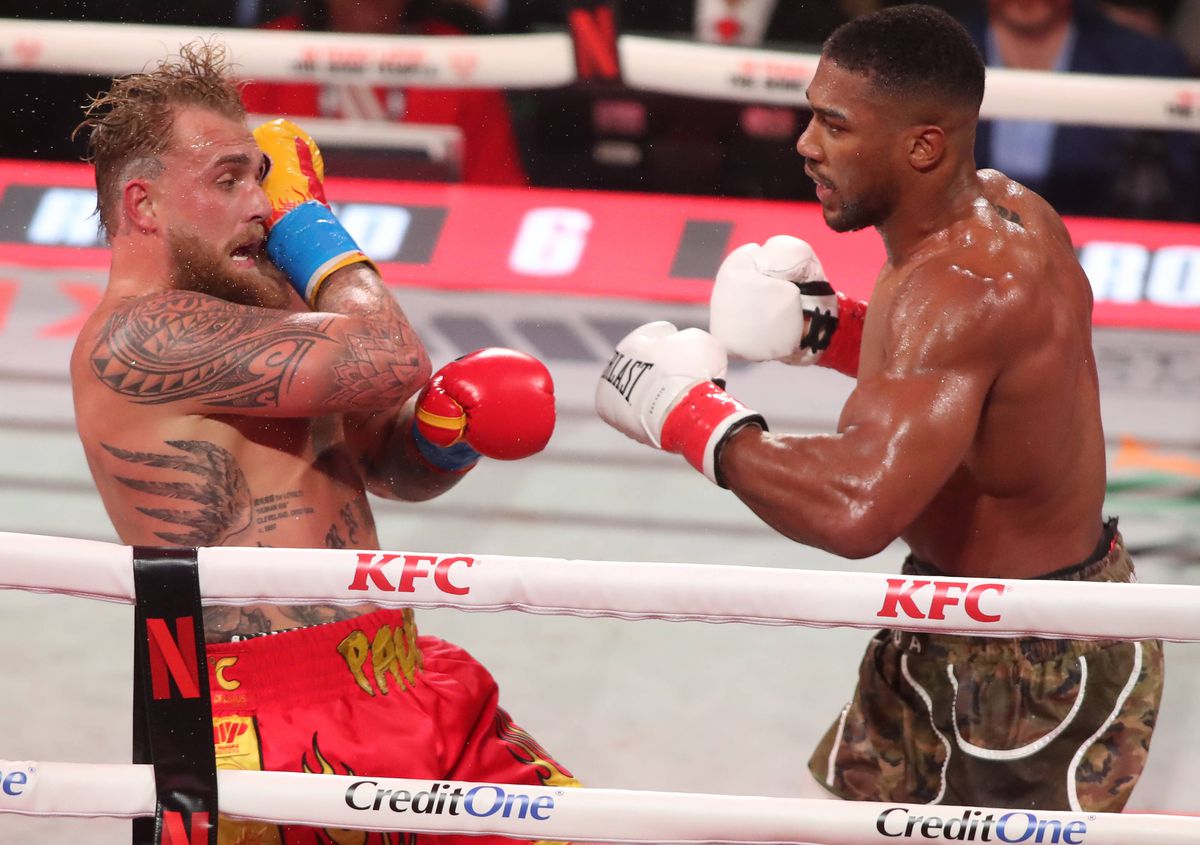 Jake Paul versus Anthony Joshua