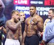 Jake Paul și Anthony Joshua la proba cântarului // foto: Imago Images