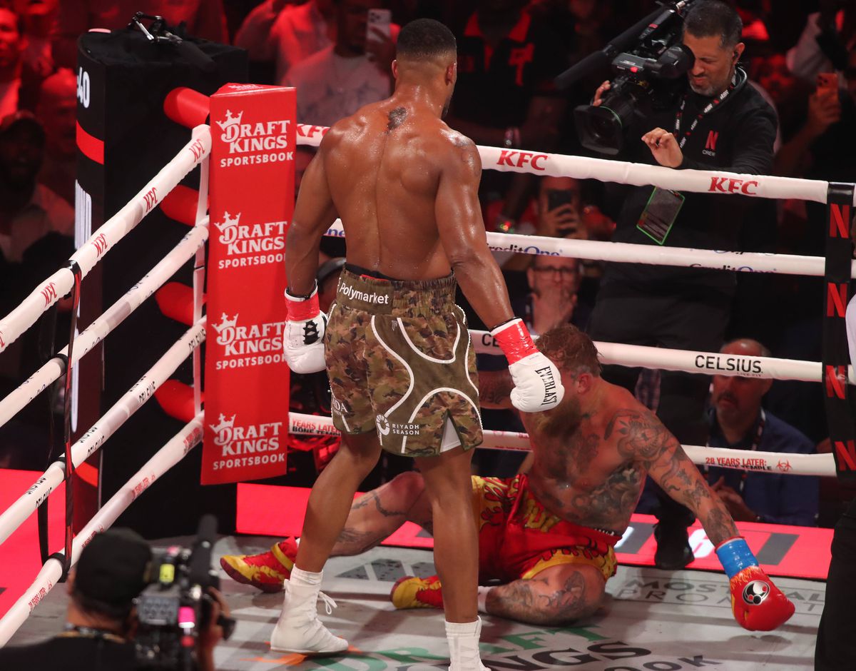 Jake Paul versus Anthony Joshua