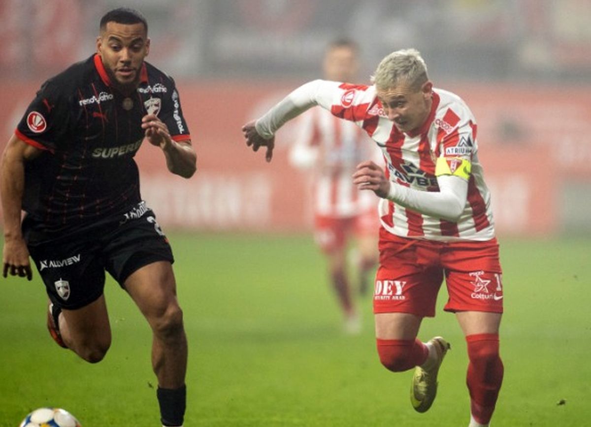 UTA - Dinamo. Cadru cu cadru, cele mai tari imagini ale partidei de la Arad