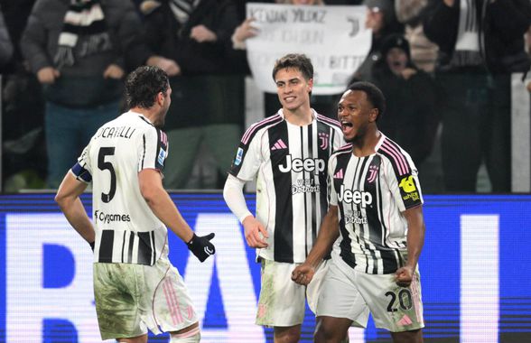 Juventus s-a impus în derby-ul cu AS Roma » Torinezii au strâns șase victorii în ultimele șapte meciuri