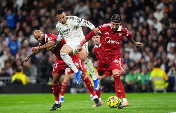 Real Madrid, victorie mare cu Sevilla » Kylian Mbappe a marcat și a scris istorie pentru clubul „blanco”