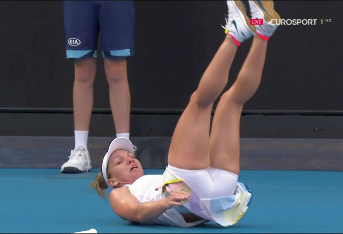 Simona Halep accidentare