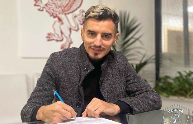 Romario Benzar, restart în Serie B! A semnat cu Perugia și va juca mijlocaș