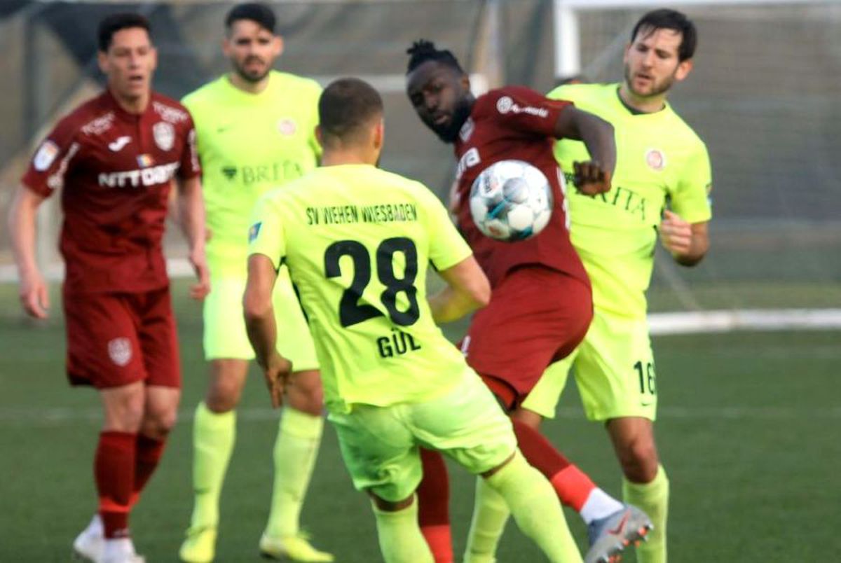 CFR CLUJ - WEHEN WIESBADEN 1-1 // FOTO Ce se întâmplă cu CFR? Campioana s-a încurcat și în cel de-al doilea amical al iernii! Primele minute pentru Chipciu și Ciobotariu
