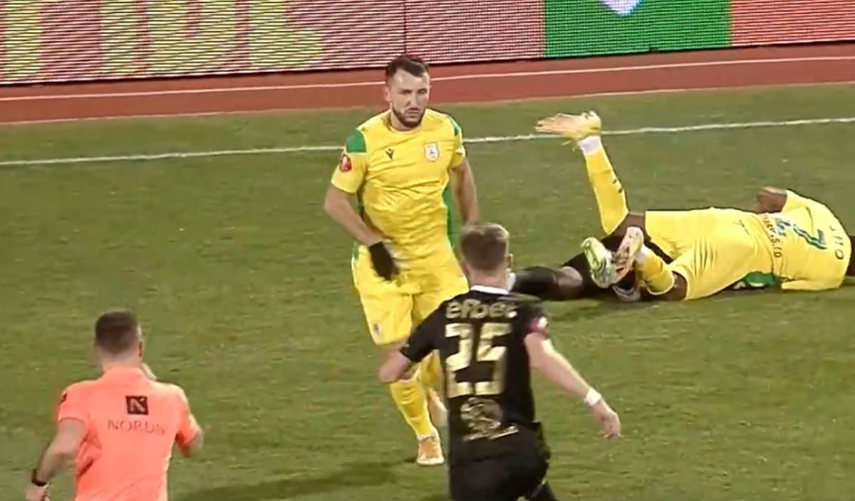 Crăciunescu a răbufnit în studio, când a văzut imaginile din Liga 1: „Poate nu a avut voie să dea roșu! Să-și rupă carnetul!”