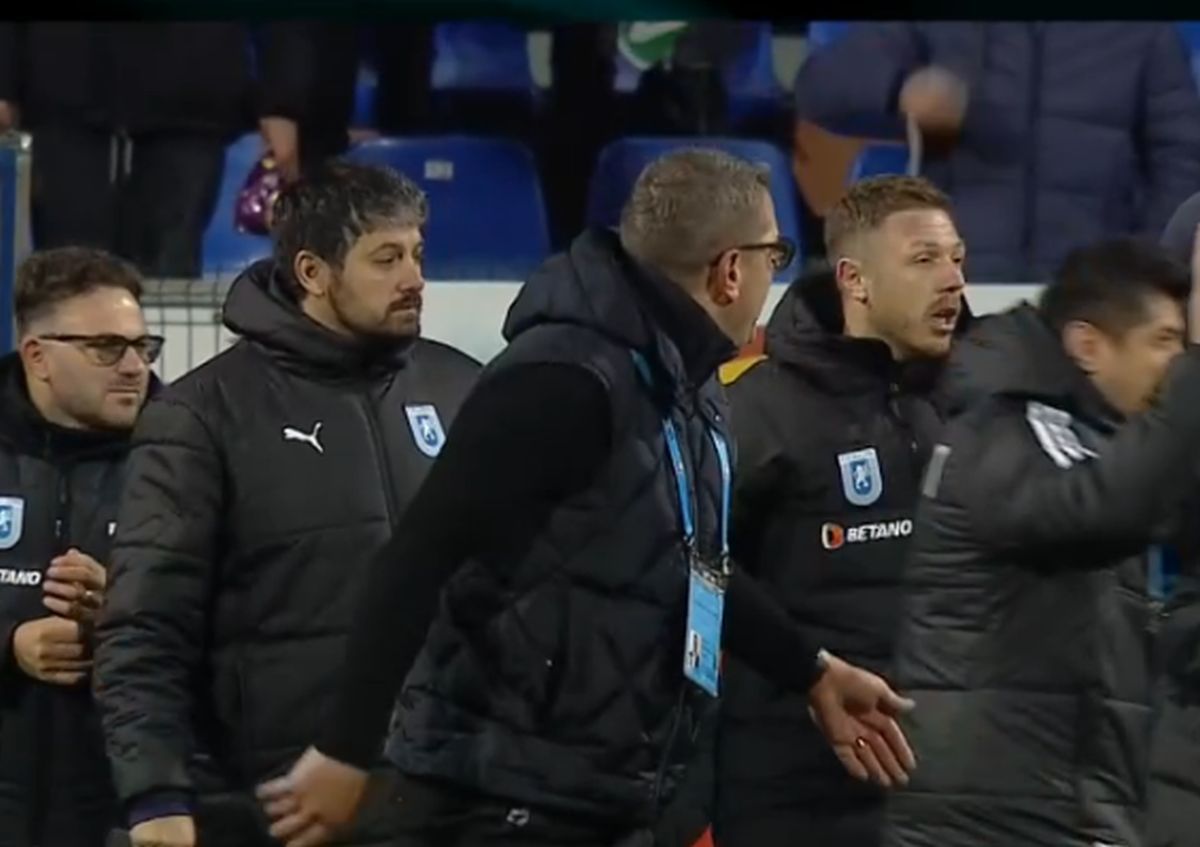 Scandal monstru după Botoșani - CSU Craiova » Arlauskis a făcut o criză de nervi și a fost cu greu ținut să nu sară la bătaie!