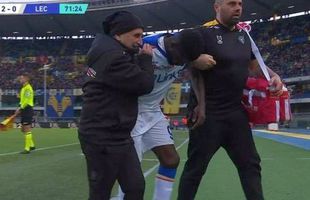 Accidentare gravă în Serie A » A părăsit terenul în lacrimi
