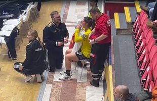 A ieșit cu nasul spart din meciul CSM București - Savehof