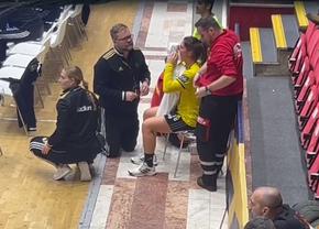 A ieșit cu nasul spart din meciul CSM București - Savehof