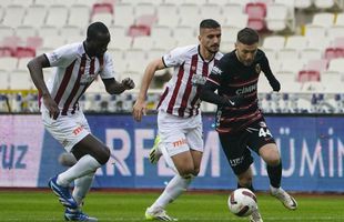 Românii, în prim-plan la Gaziantep: 4 titulari, gol Drăguș, assist și „roșu” Maxim » Șumudică, 4 meciuri la rând fără victorie!
