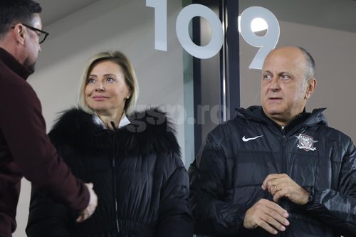 Dan Șucu și Diana Șucu, foto: Ionuț Iordache / GSP