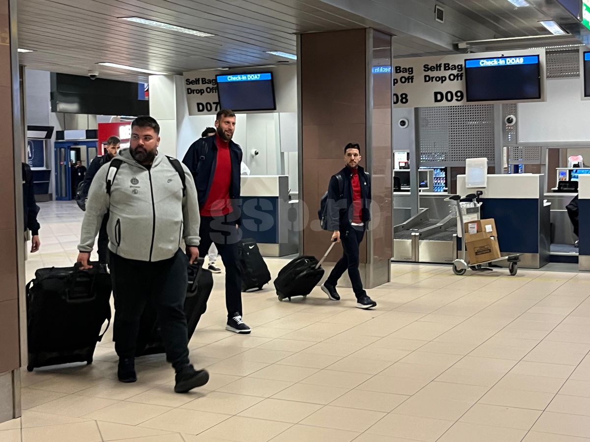 FCSB, deplasare de 3.000 km! Imagini de la plecarea campioanei în Azerbaidjan » Titularul anunțat de Becali, absent