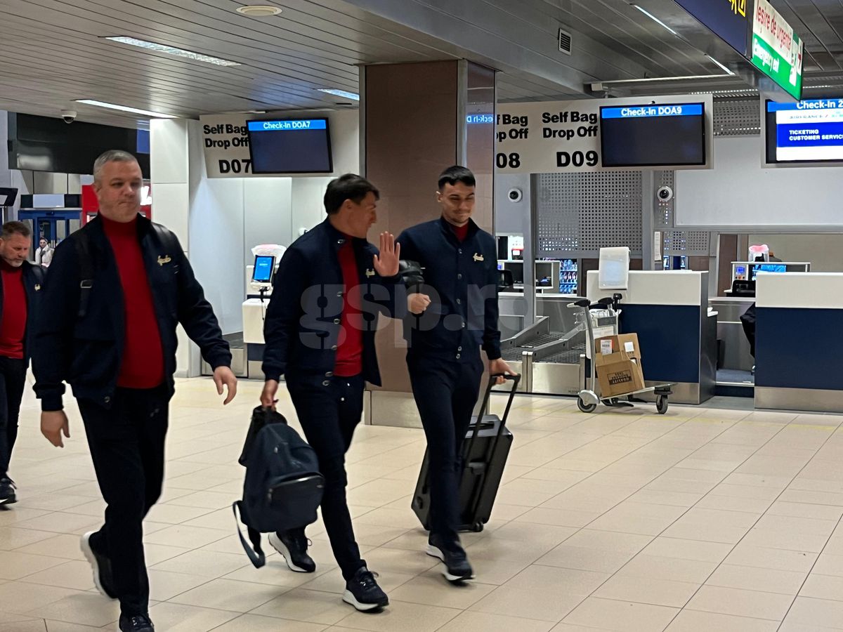 FCSB, deplasare de 3.000 km! Imagini de la plecarea campioanei în Azerbaidjan » Titularul anunțat de Becali, absent