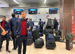 FCSB, deplasare de 3.000 km! Imagini de la plecarea campioanei în Azerbaidjan » Titularul anunțat de Becali, absent