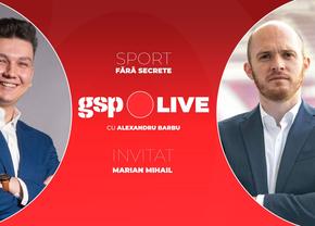 Directorul executiv al Rapidului, Marian Mihail, a fost invitatul lui Alexandru Barbu la GSP Live