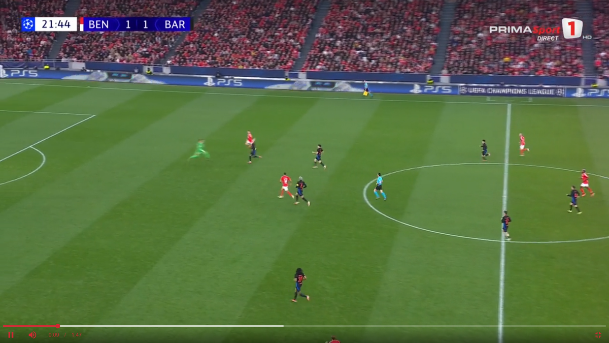 Repriză groaznică pentru fotbalistul Barcelonei » A făcut meciul praf în doar 8 minute