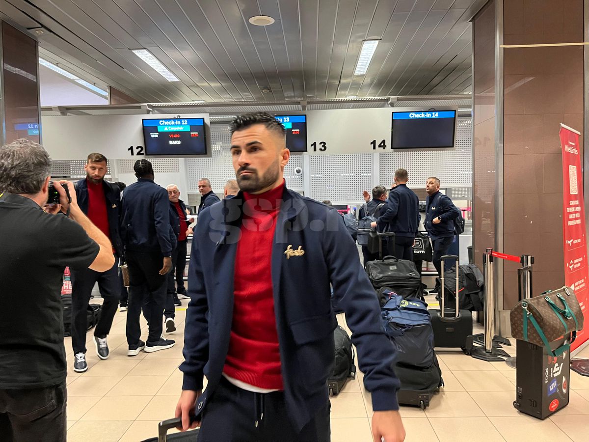 Plecare FCSB pentru meciul cu Qarabag, din Europa League