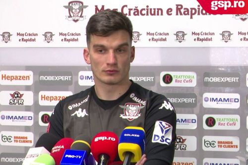 Marian Aioani, la finalul meciului Rapid - Poli Iași