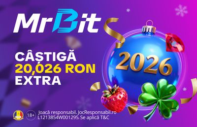 2026x Hit la MrBit: bonus special de până la 20.026 LEI în ianuarie