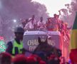 Jucătorii naționalei din Senegal au săbătorit pe străzi triumful de la Cupa Africii / foto: Imago Images
