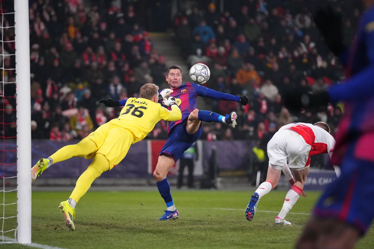 Slavia Praga - Barcelona, Liga Campionilor