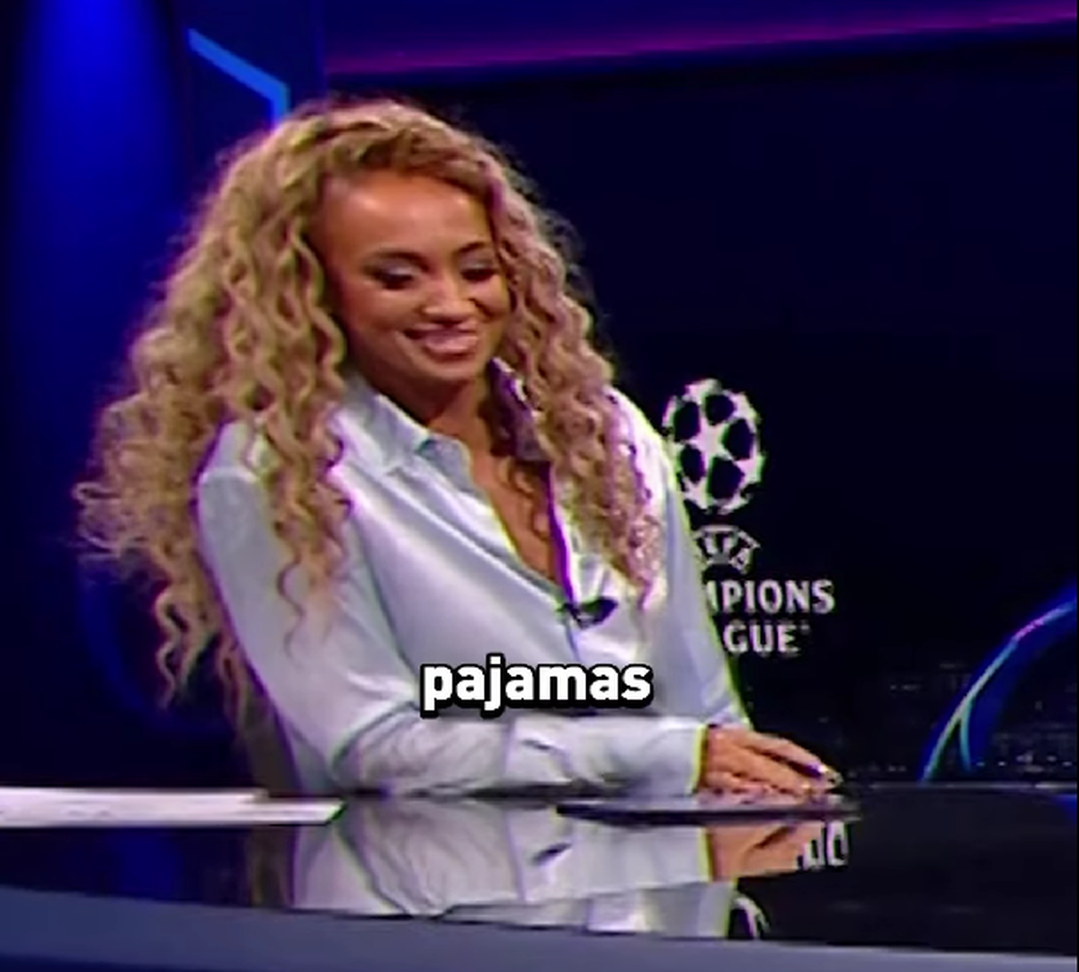 „Ce?!” » Kate Abdo l-a pus la punct pe Carragher după o glumă răutăcioasă: „De ce ai spune asta?”