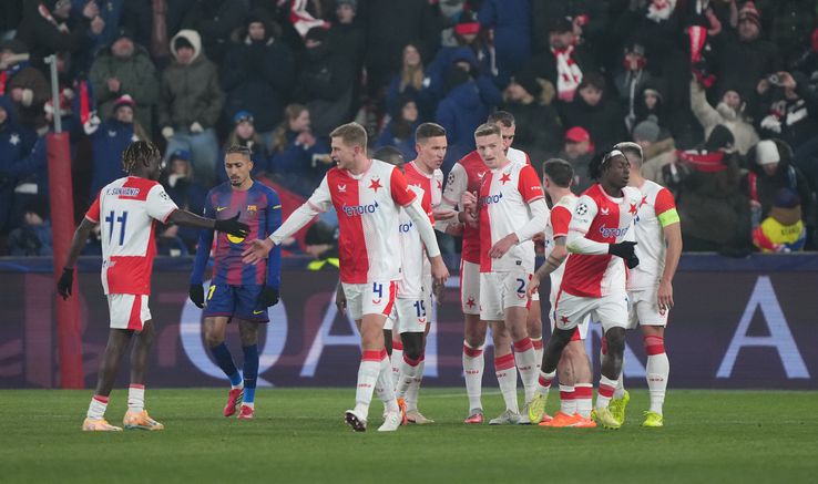 Slavia Praga - Barcelona, Liga Campionilor // FOTO: Getty Images