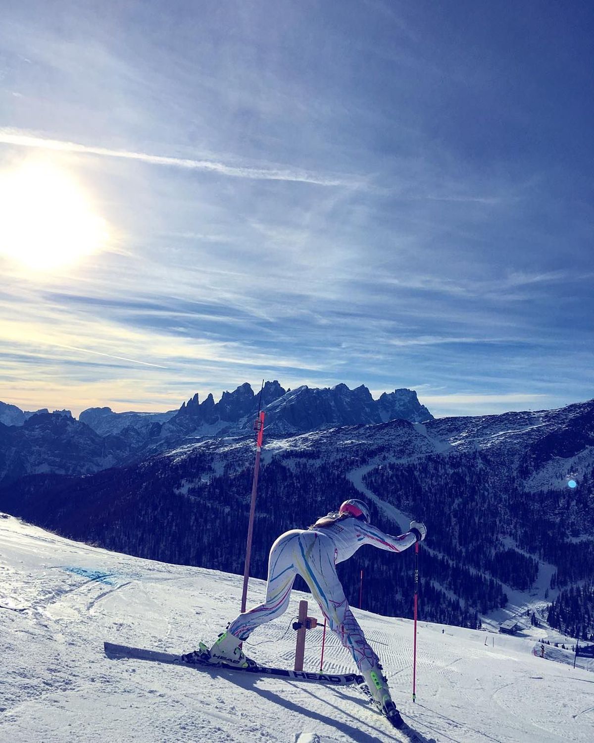 Lindsey Vonn a intrat în trendul „2016” și a „rupt” internetul cu imaginile postate