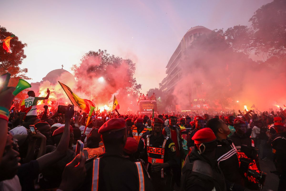 Senegalezii au sărbătorit în stradă triumful de la Cupa Africii