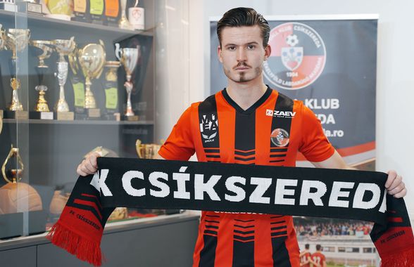 A semnat fără să știe, dar e „bucuros și entuziasmat” că a ajuns la Csikszereda