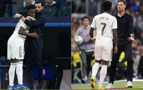 Cum s-a schimbat atitudinea lui Vinicius Junior la Real Madrid, de la relația toxică avută cu Xabi Alonso la armonia cu Alvaro Arbeloa / Foto: Imago/ montaj GSP.ro